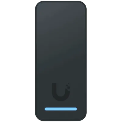 Compact, second-generation NFC card reader and request-to-exit device that supports hand-wave door unlocking.