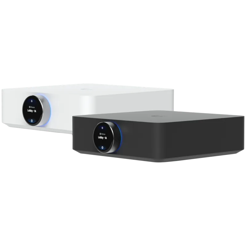Ubiquiti UPL-Amp-B-EU premium speaker amplifier designed for high-fidelity multi-zone audio streaming and immersive spatial sound experience, 130 watts per channel at 8 ohms