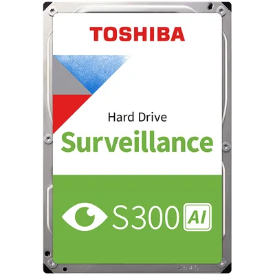 HDD Video Surveillance TOSHIBA S300 AI 10TB CMR, 3.5'', 512MB, 7200RPM,SATA
