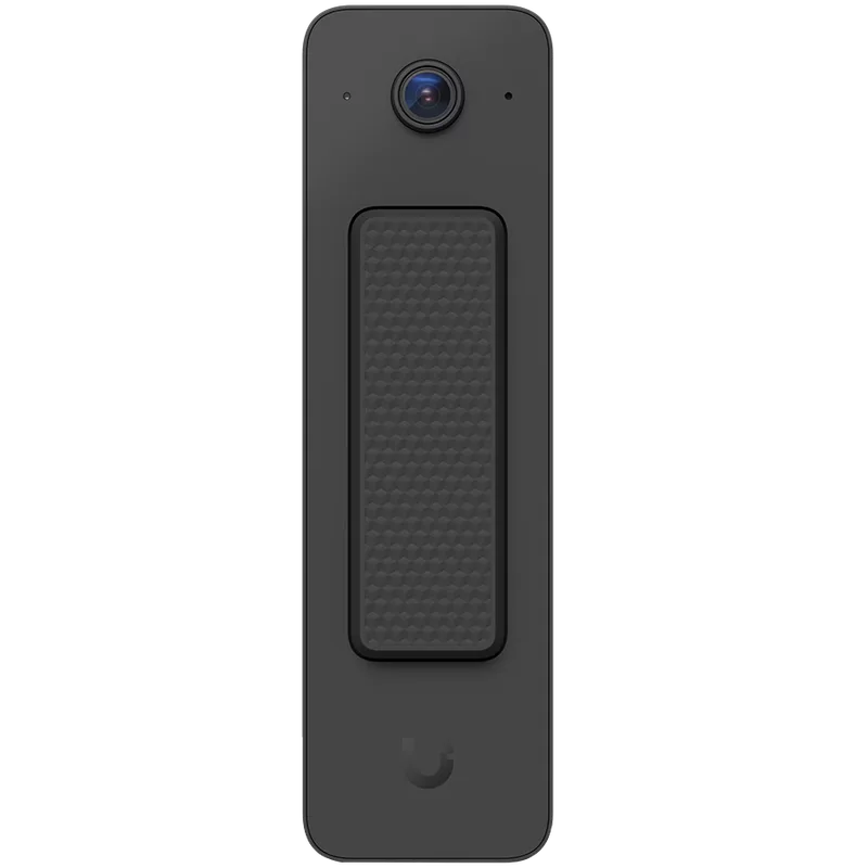 Ubiquiti Doorbell Lite - Compact PoE video doorbell with two-way audio and versatile mounting options, black.