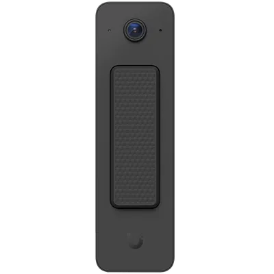 Ubiquiti Doorbell Lite - Compact PoE video doorbell with two-way audio and versatile mounting options, black.