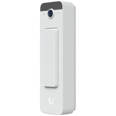 Ubiquiti Doorbell Lite - Compact PoE video doorbell with two-way audio and versatile mounting options, white.