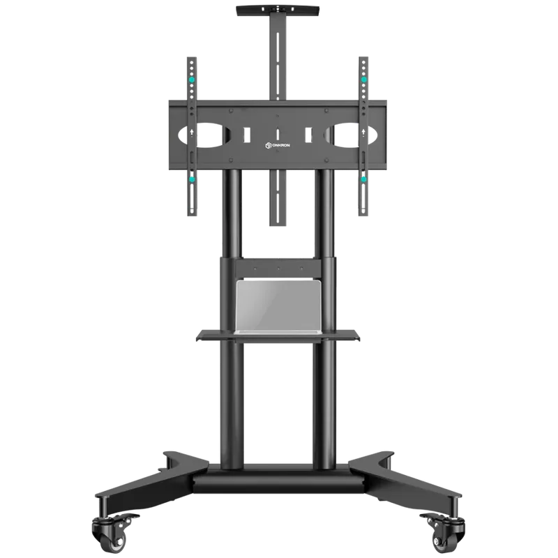 ONKRON Mobile TV stand for 32"-75" up to 50 kg, black