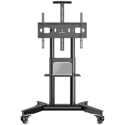 ONKRON Mobile TV stand for 32"-75" up to 50 kg, black