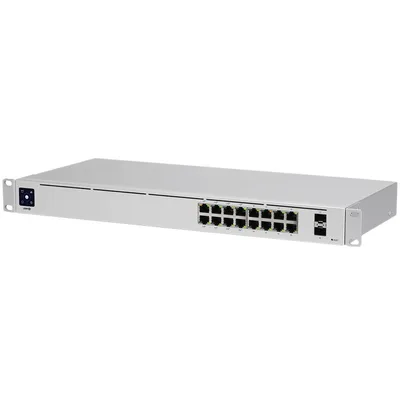 Switch|UBIQUITI|USW-16-POE|Type L2|Desktop/pedestal|Rack|16x10Base-T / 100Base-TX / 1000Base-T|2xSFP|PoE ports 16|PoE+ ports 8|18 Watts|USW-16-POE