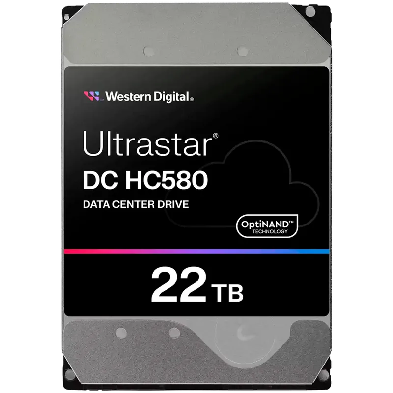 HDD Server WD/HGST Ultrastar 22TB DC HC580, 3.5", 512MB, 7200RPM, SATA, 512E SE NP3, SKU: 0F62785
