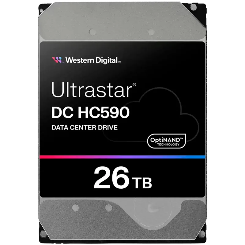 HDD Server WD/HGST ULTRASTAR DC HC590 (3.5’’, 26TB, 512MB, 7200RPM, SATA 6Gb/s, 512E SE NP3) SKU: 0F65672