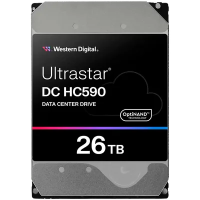 HDD Server WD/HGST ULTRASTAR DC HC590 (3.5’’, 26TB, 512MB, 7200RPM, SATA 6Gb/s, 512E SE NP3) SKU: 0F65672