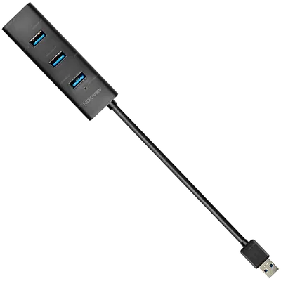 AXAGON HUE-S2B 4x USB3.0 Charging Hub, MicroUSB Charging Connector