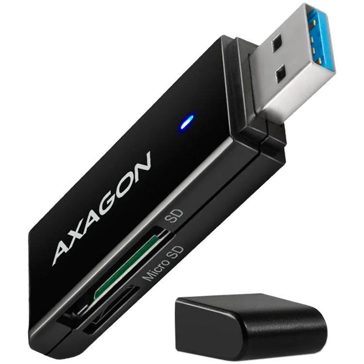 MEMORY READER USB3.2/SD/MICROSD CRE-S2N AXAGON