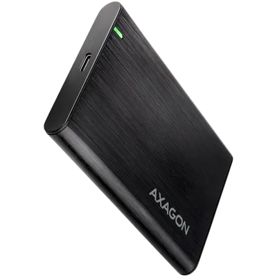AXAGON EE25-A6C USB-C 3.2 Gen 1 - SATA 6G 2.5'' External SCREWLESS ALU RAW box BLACK