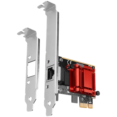 Gigabit Ethernet PCI-Express network card with Intel I210AT chipset with PXE support.