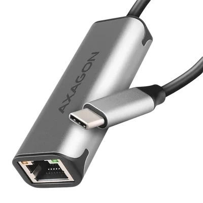 ADE-25RC SUPERSPEED USB-C 2.5 GIGABIT ETHERNETCompact aluminum USB-C 3.2 Gen 1 2.5 Gigabit Ethernet 10/100/1000/2500 Mbit adapter with automatic installation.