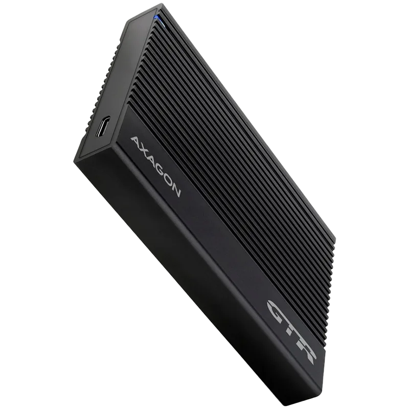 AXAGON EE25-GTR USB-C 3.2 Gen 2 - SATA 6G, 2.5'' External RIBBED box BLACK