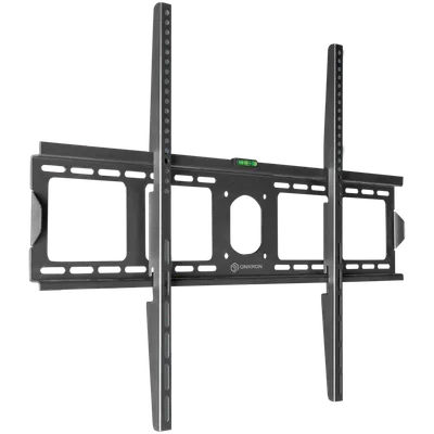 ONKRON Fixed TV Wall Mount for 55 to 100-inch Flat Panel TVs Digital Panels 75 kg, Black