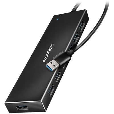 I/O HUB USB3.2 7PORT FLAT/1M HUE-F7A AXAGON