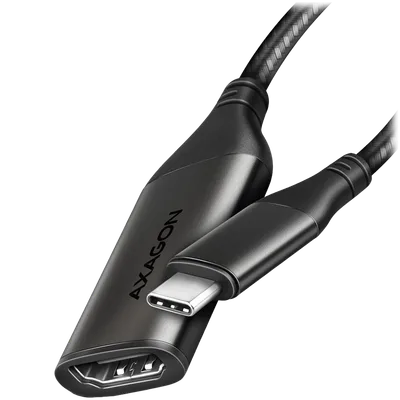AXAGON RVC-HI2M USB-C -> HDMI 2.0 adapter 4K/60Hz Aluminum, 25cm cable