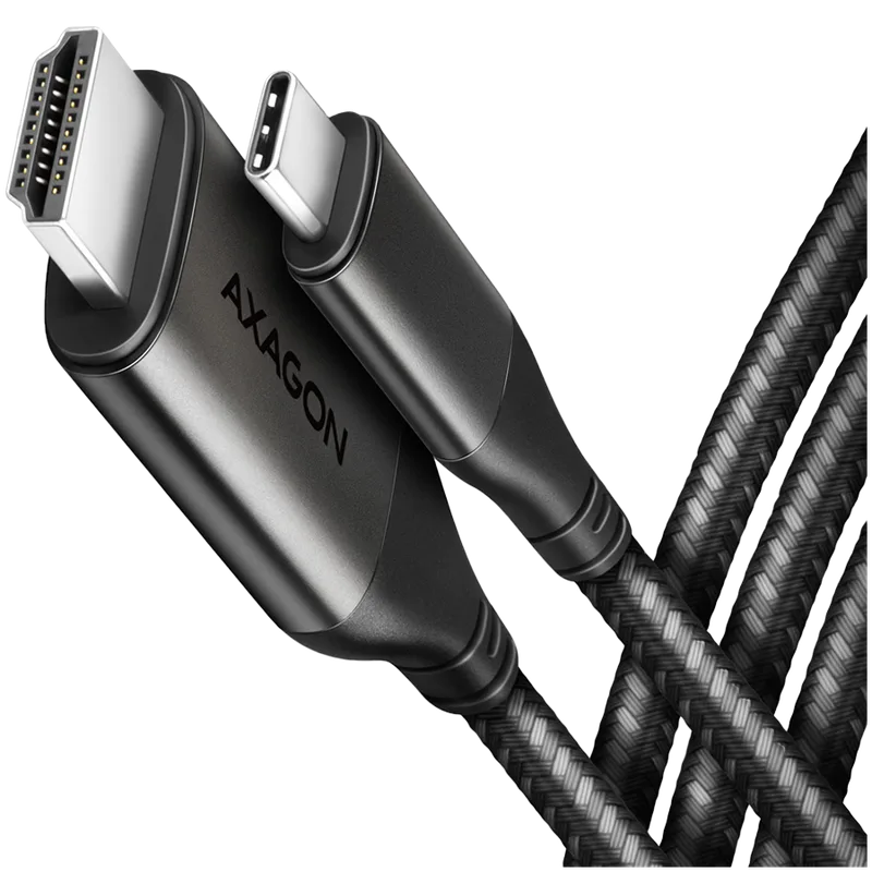 AXAGON RVC-HI2MC USB-C -> HDMI 2.0 adapter 4K/60Hz Aluminum, 1,8m cable