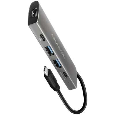 AXAGON HMC-5H USB-C 3.2 Gen 1 hub, 3x USB-A, 4K HDMI, PD 100W, 100cm USB-C cable