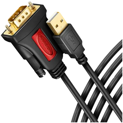 Axagon Active USB-A converter for connecting serial devices. Prolific chip.