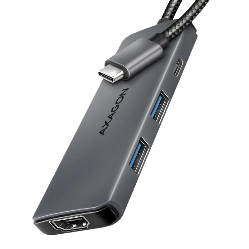 I/O HUB USB-C 5IN1 8K/0.15M HMC-5H8K AXAGON