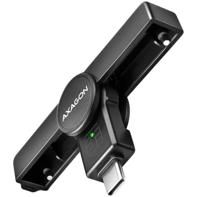 Foldable pocket USB-C contact Smart / ID card reader.
