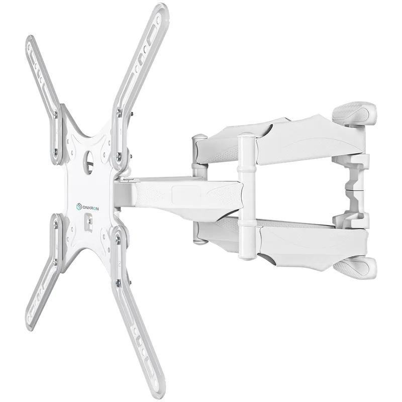 ONKRON Monitor desk mount for 37” – 70 Inch LCD LED OLED Screens, White
