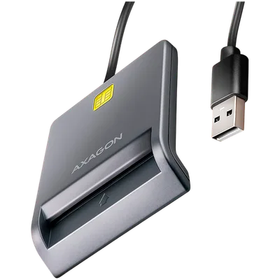 AXAGON CRE-SM3T USB Smart card FlatReader