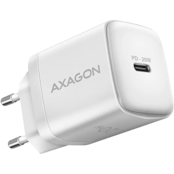 AXAGON ACU-PD20W wall charger 1x QC3.0/AFC/FCP/PD type-C, 20W, white