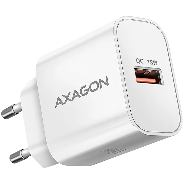 AXAGON ACU-QC18W wall charger 1x QC3.0/AFC/FCP/SMART, 18W, white
