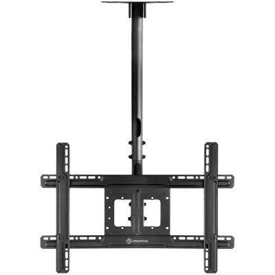 ONKRON Ceiling TV Mount Bracket Height Adjustable for 32 to 80 Inch LED LCD TVs, Black