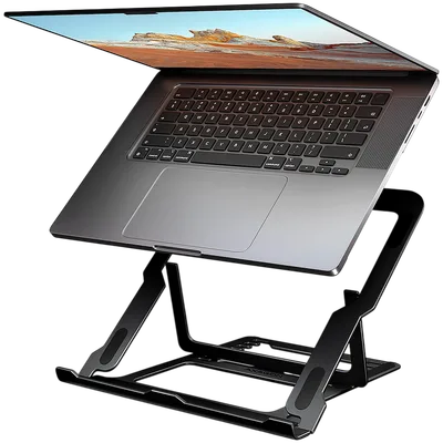 AXAGON STND-LAB ALU stand for 10'' - 17,3'' laptops, 8 adjustable angles, black