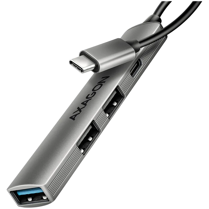 HUE-STC ALU STRIP USB-C 4 port hub