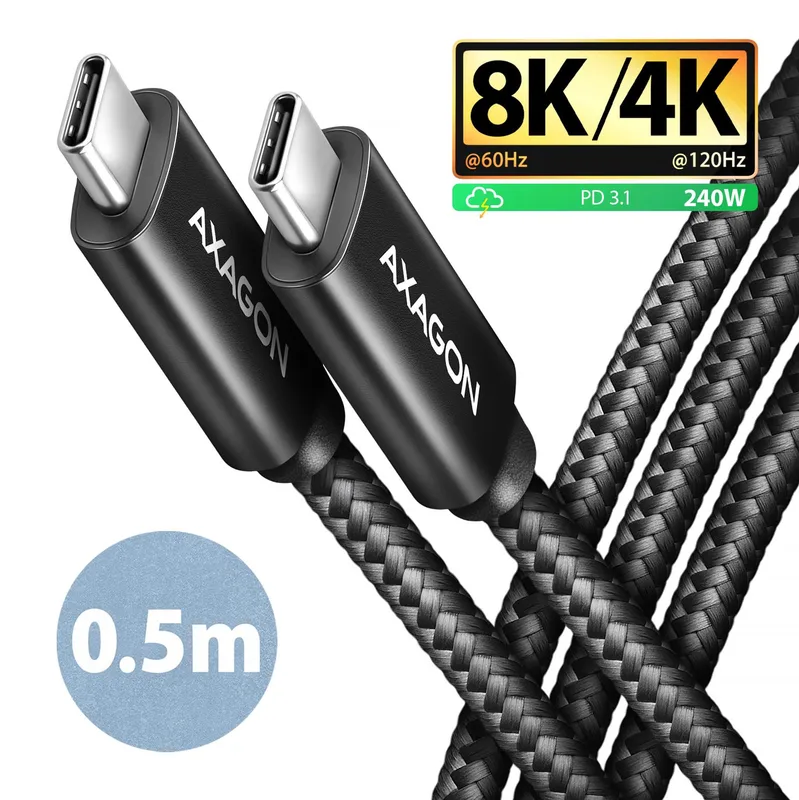 BUCM4X-CM05AB NewGEN USB-C - USB-C 4 Gen 240 W cable 0.5 m