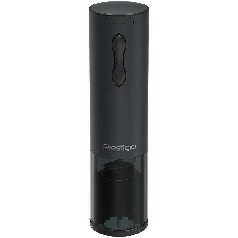 Bolsena, Electric wine opener with Prestigio Logo, aerator , vacuum preserver, Black color