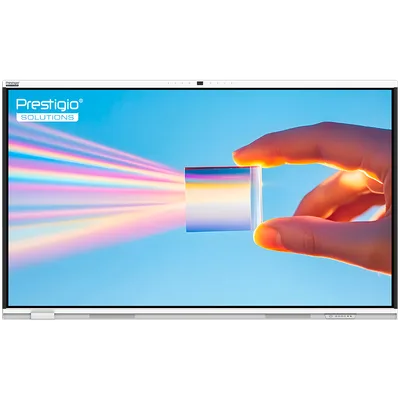 PRESTIGIO SOLUTIONS Multiboard 86'' Prism, Android 14, Google EDLA, AI Camera, 8/128GB, 50TP