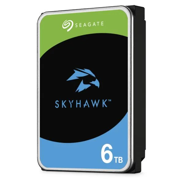 HDD|SEAGATE|SkyHawk|6TB|SATA|256 MB|5400 rpm|Discs/Heads 4/8|3,5"|ST6000VX009