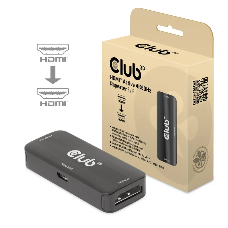I/O ADAPTER HDMI TO USB/F/F CAC-1307 CLUB3D