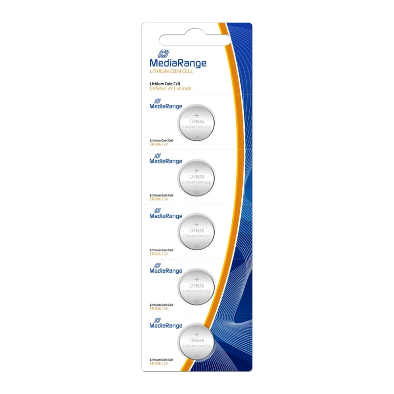 BATTERY LITHIUM CR1616 3V/5PCS MRBAT135 MEDIARANGE