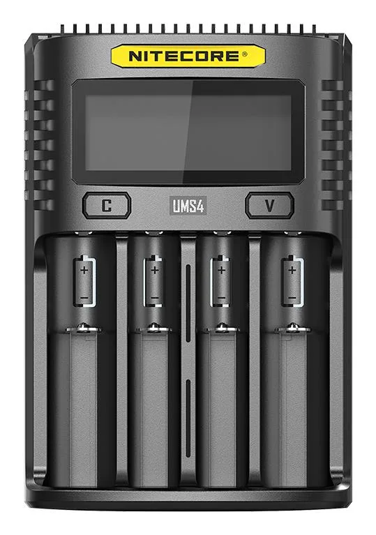 BATTERY CHARGER 4-SLOT/UMS4 NITECORE