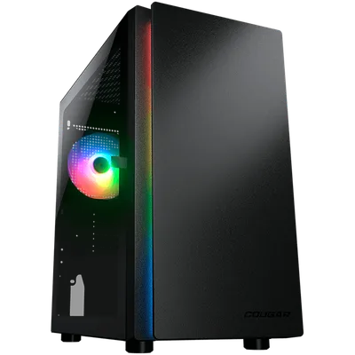 COUGAR Purity RGB PC Case, Mini Tower, Black