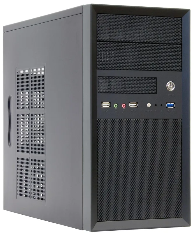 Case|CHIEFTEC|MiniTower|MicroATX|Colour Black|CT-01B-OP
