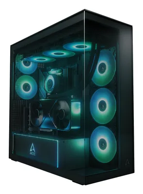 Case|ARCTIC|Xtender VG (Black)|Case product features Transparent panel|Not included|Colour Black|ACPCC00016A