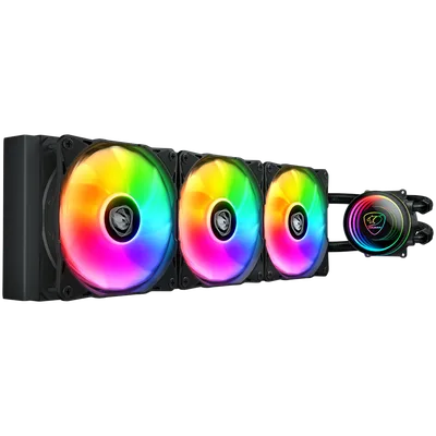 COUGAR Poseidon Elite ARGB 360 AiO Liquid Cooler, Black