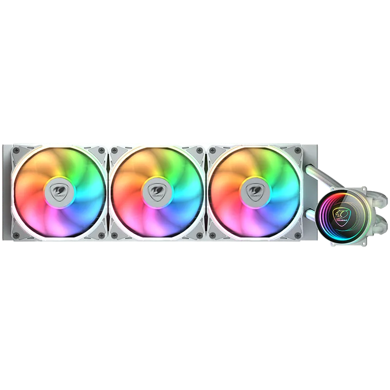 COUGAR Poseidon Elite ARGB 360 AiO Liquid Cooler, White