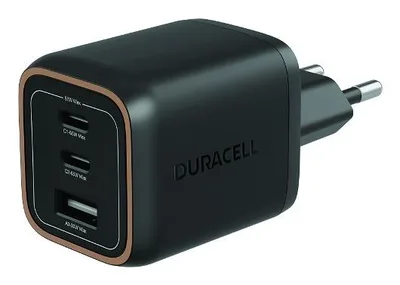 MOBILE CHARGER WALL 65W/BLACK DRACUSB25-EU DURACELL