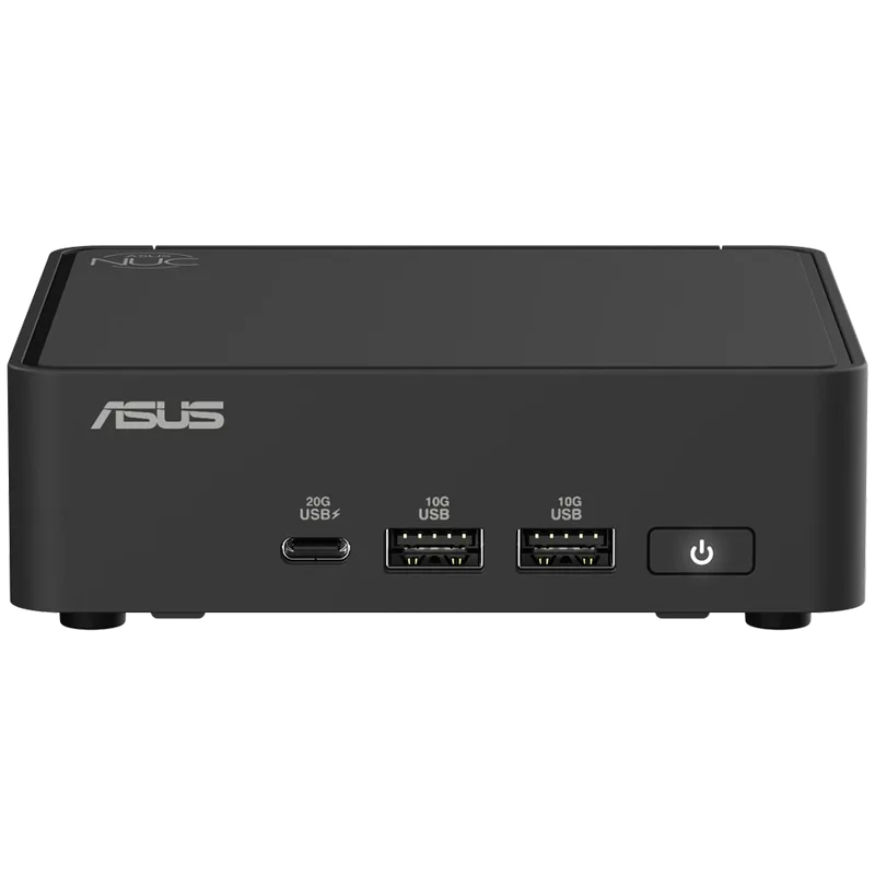 ASUS NUC 15 PRO/RNUC15CRKC500002/Core 5 210H 45W/Intel UHD graphics/no RAM/no Storage/Intel Wi-Fi 7 BE202/USB Total - 7/4 USB Type-A/3 USB Type-C (1x USB3.2 + 2x TB4)/2x HDMI 2.1/Support Displays - 4x 4K/no OS/EU Cord/Kit (L6)/Slim/EAN:4711387949832