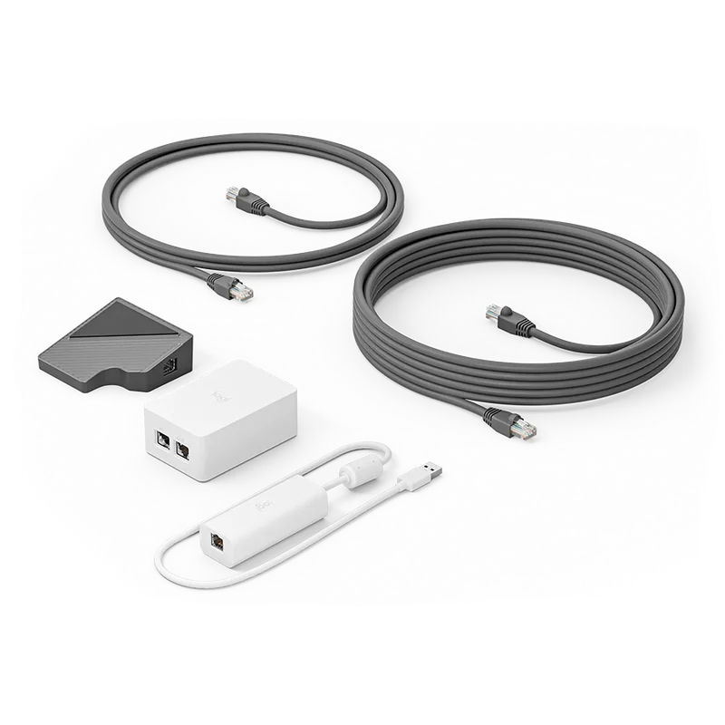LOGITECH PoE Injector with plug set - OFF WHITE - OTHER - WW - POE INJECTOR W/ PLUG SET